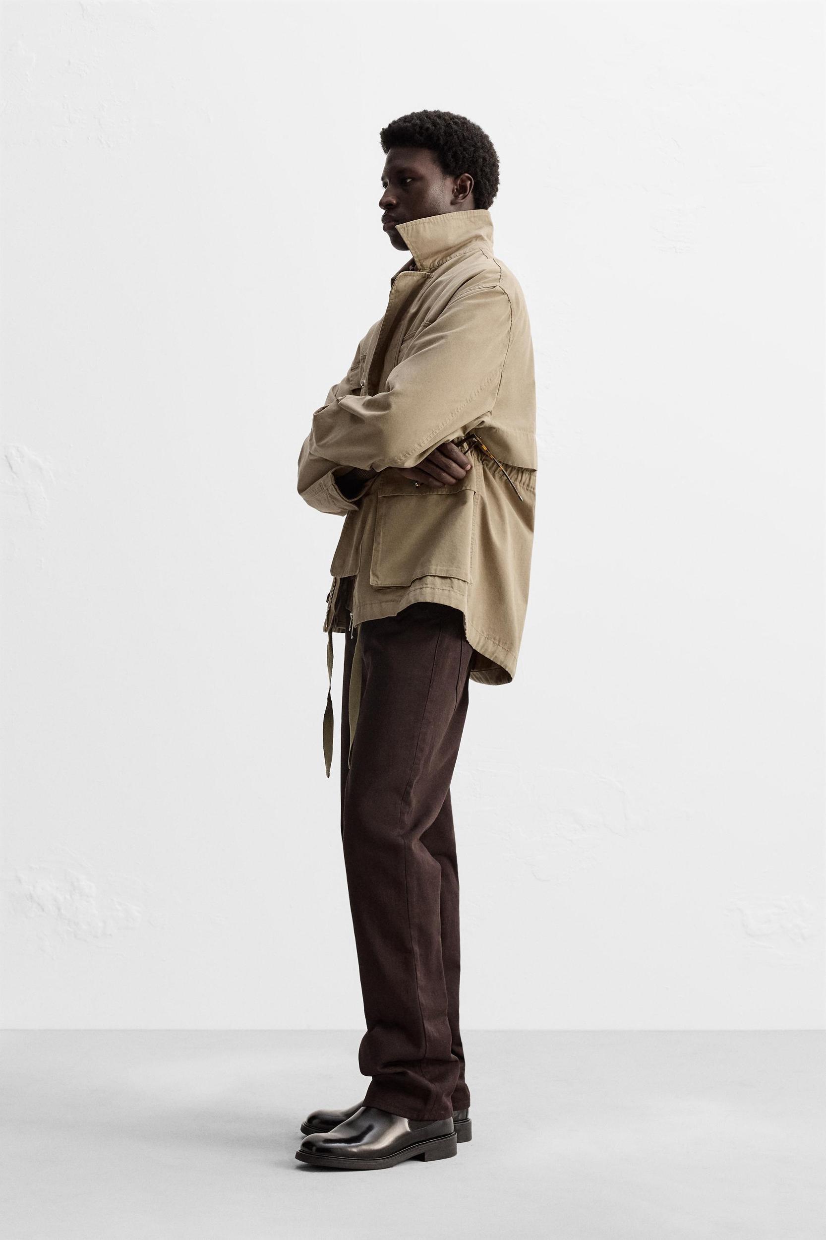 WASHED CANVAS PARKA Product Image