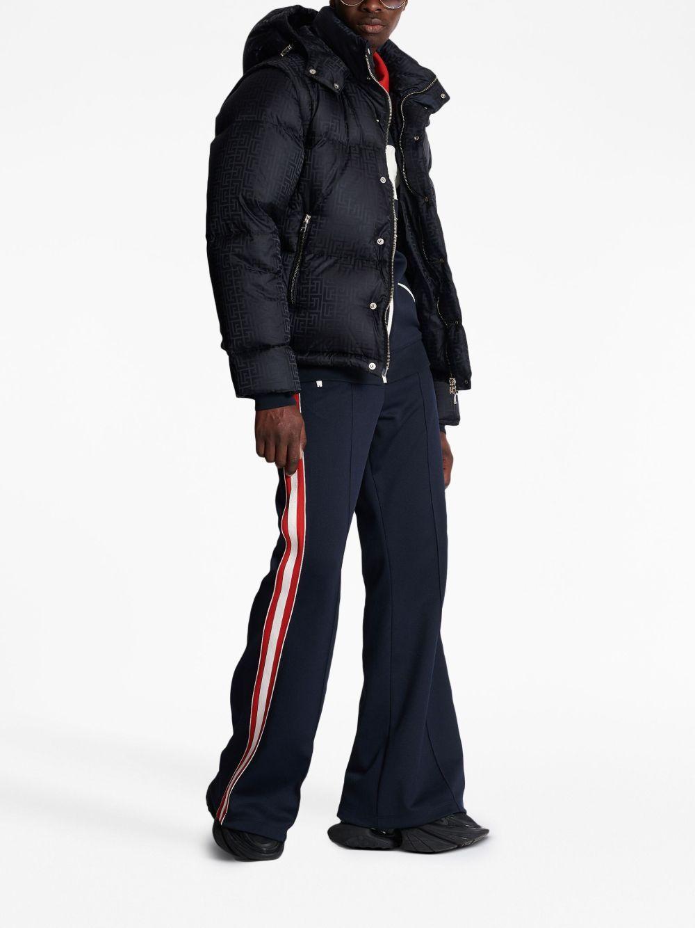 monogram-jacquard puffer jacket Product Image