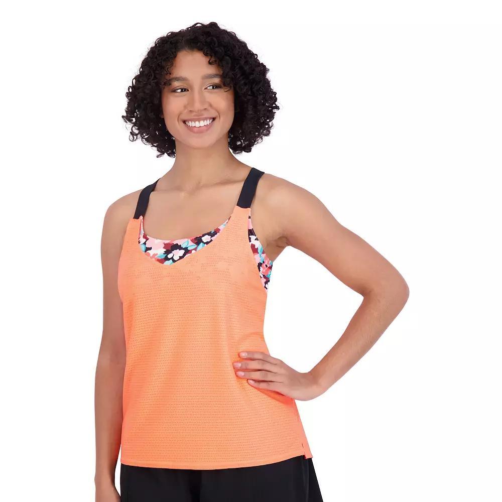 Women's ZeroXposur Comet UPF 30+ 2-in-1 Tankini Top, Size: Medium, Conch Quiver Product Image