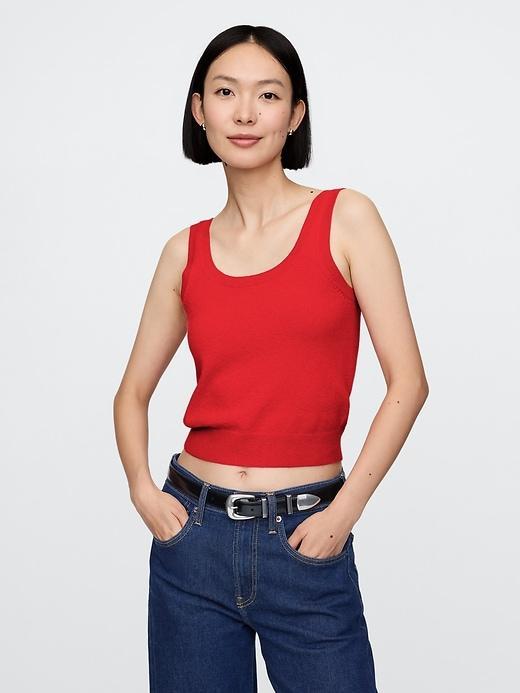 CashSoft Cropped Tank Top Product Image