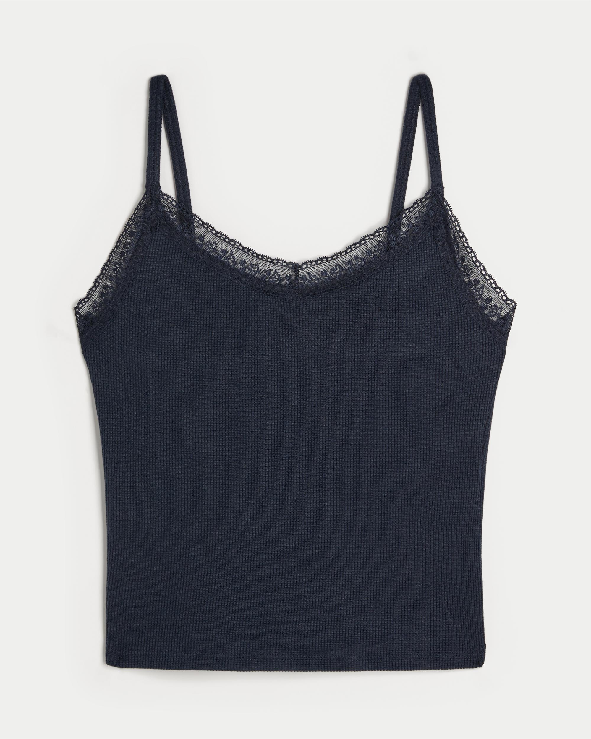 Gilly Hicks Waffle Lace Cami Product Image