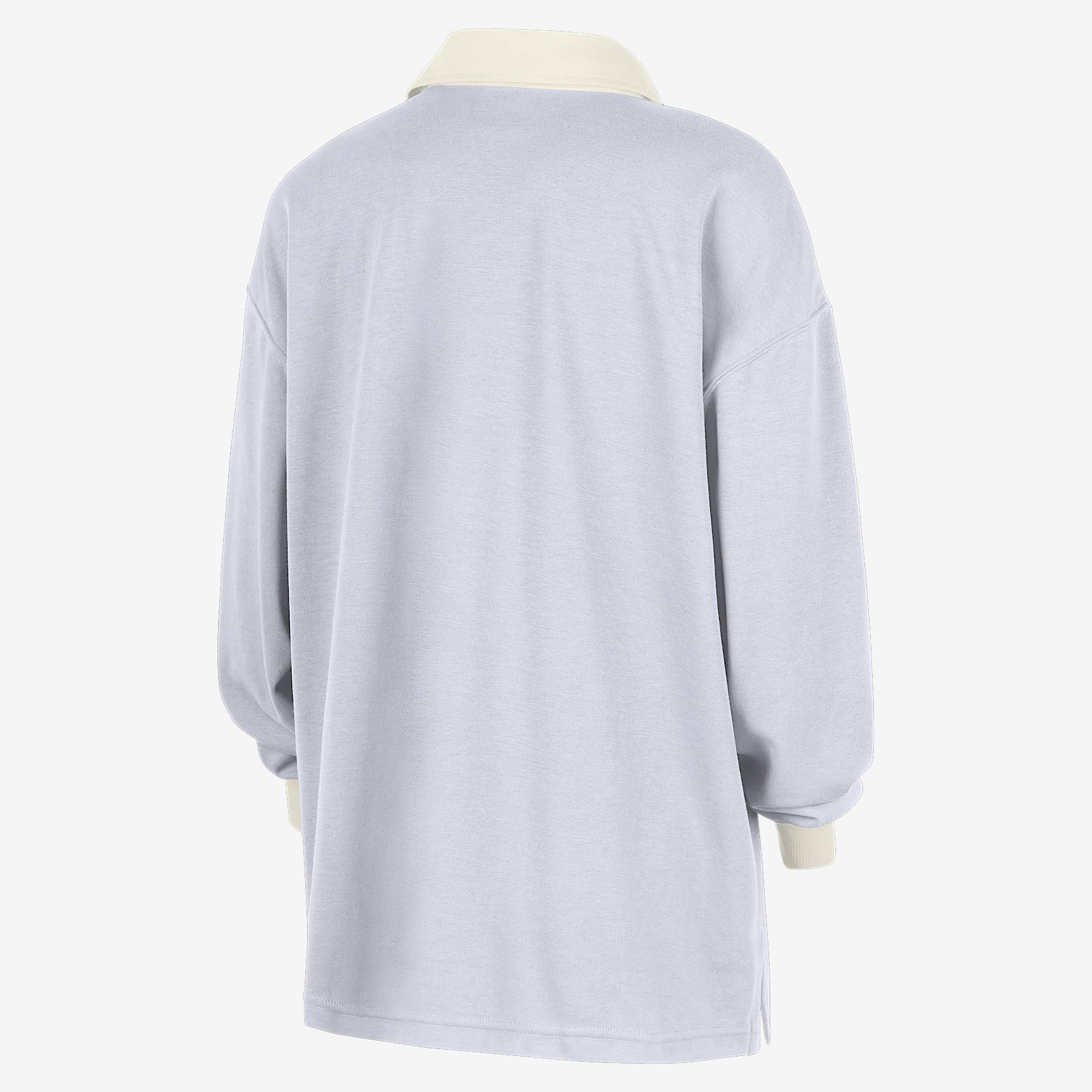 Team 13 Essential Nike Women's WNBA Oversized Long-Sleeve Polo Product Image