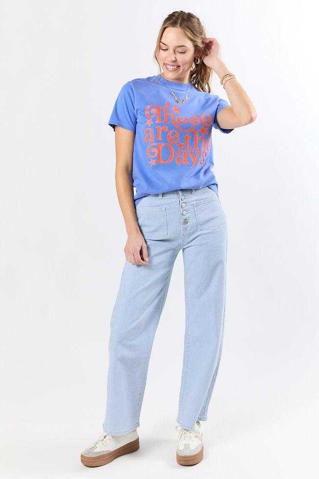 These Are The Days Flo Blue Graphic Tee Product Image