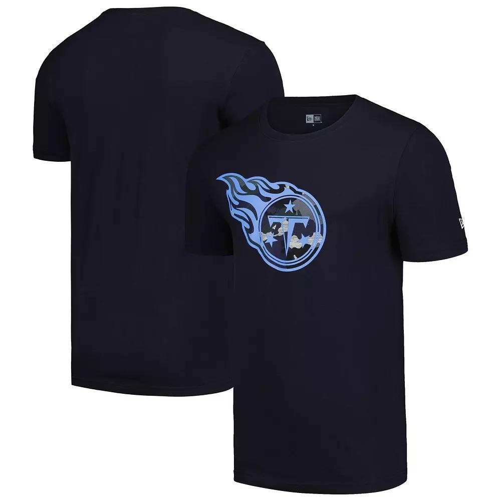 Men's New Era Navy Tennessee Titans Camo Logo T-Shirt, Size: 2XL, Blue Product Image