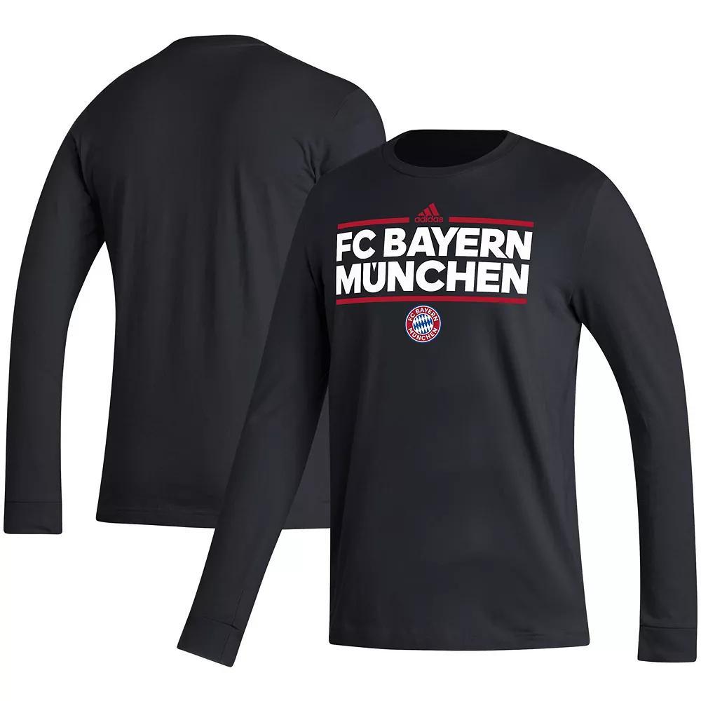 Mens adidas Black Bayern Munich AEROREADY Dassler Long Sleeve T-Shirt Product Image