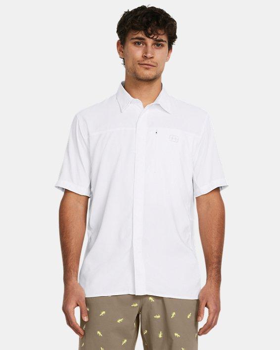 UA Fish Pro Hybrid Woven Mens Short Sleeve Product Image