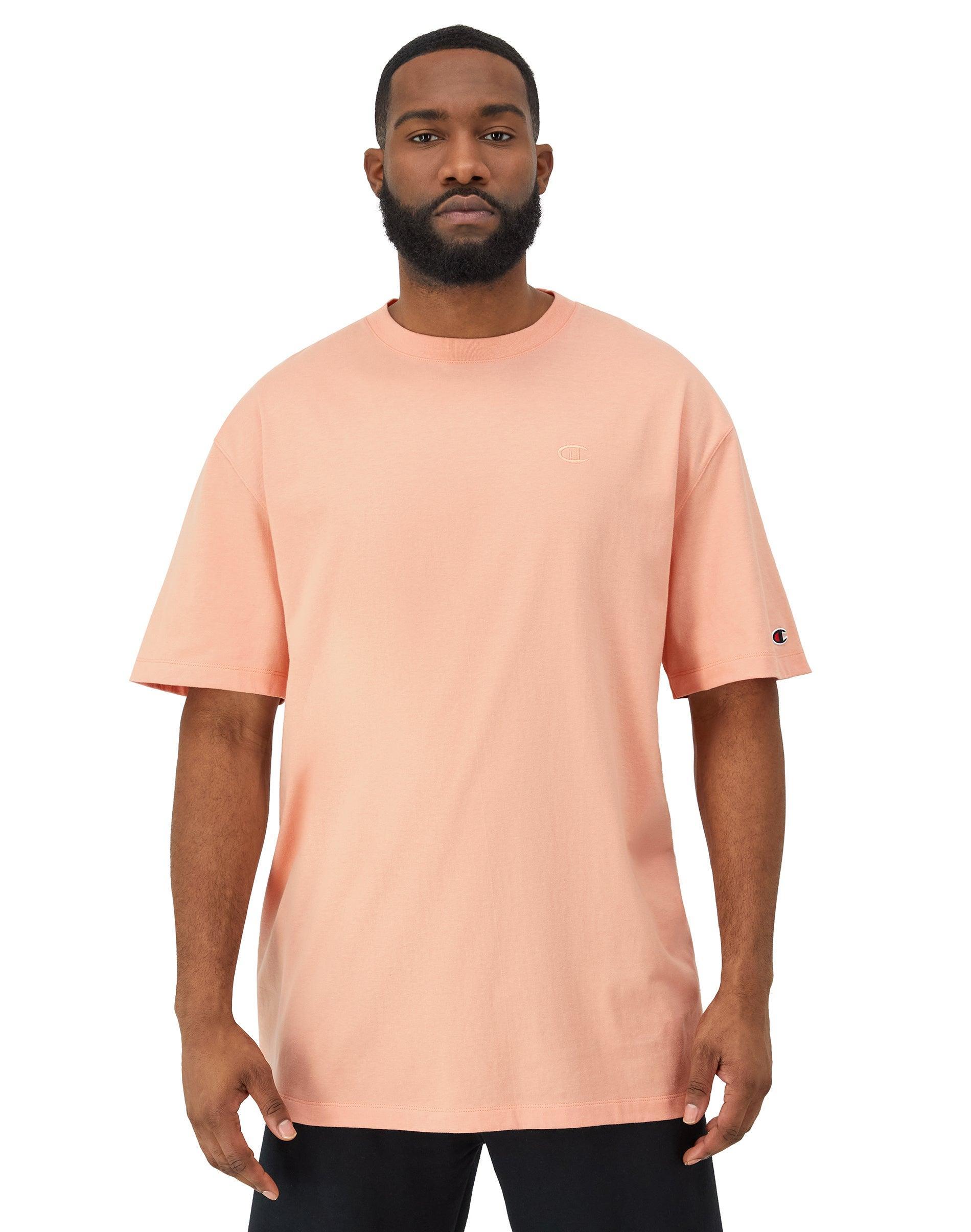 Mens Champion Classic T-Shirt, C Logo (Big & Tall) White 2XT Product Image