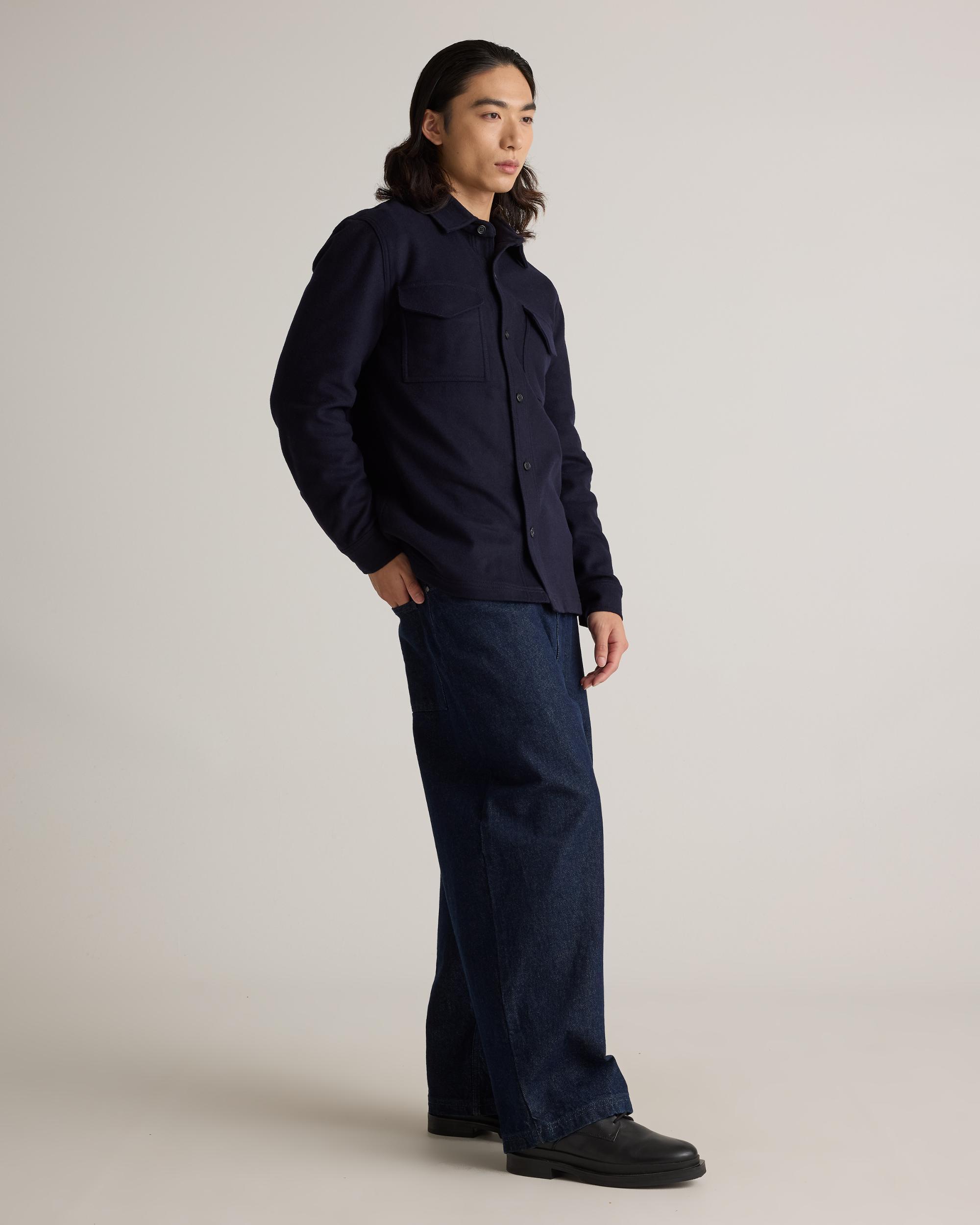 Quince | Men's Italian Wool Overshirt Wool/Nylon Product Image
