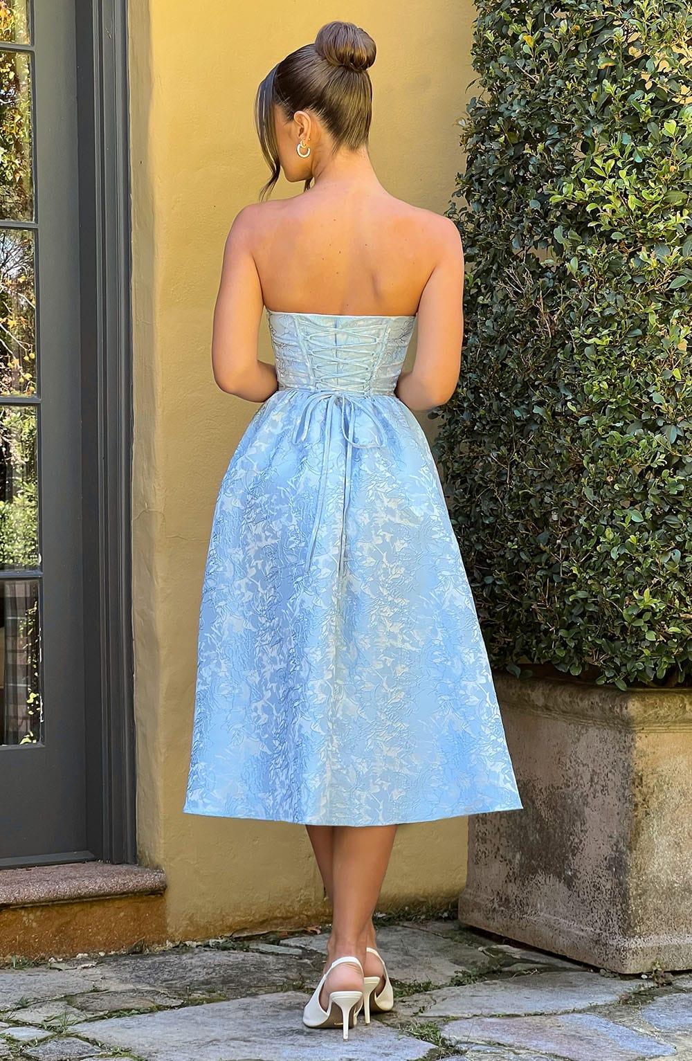 Saoirse Midi Dress - Blue Product Image