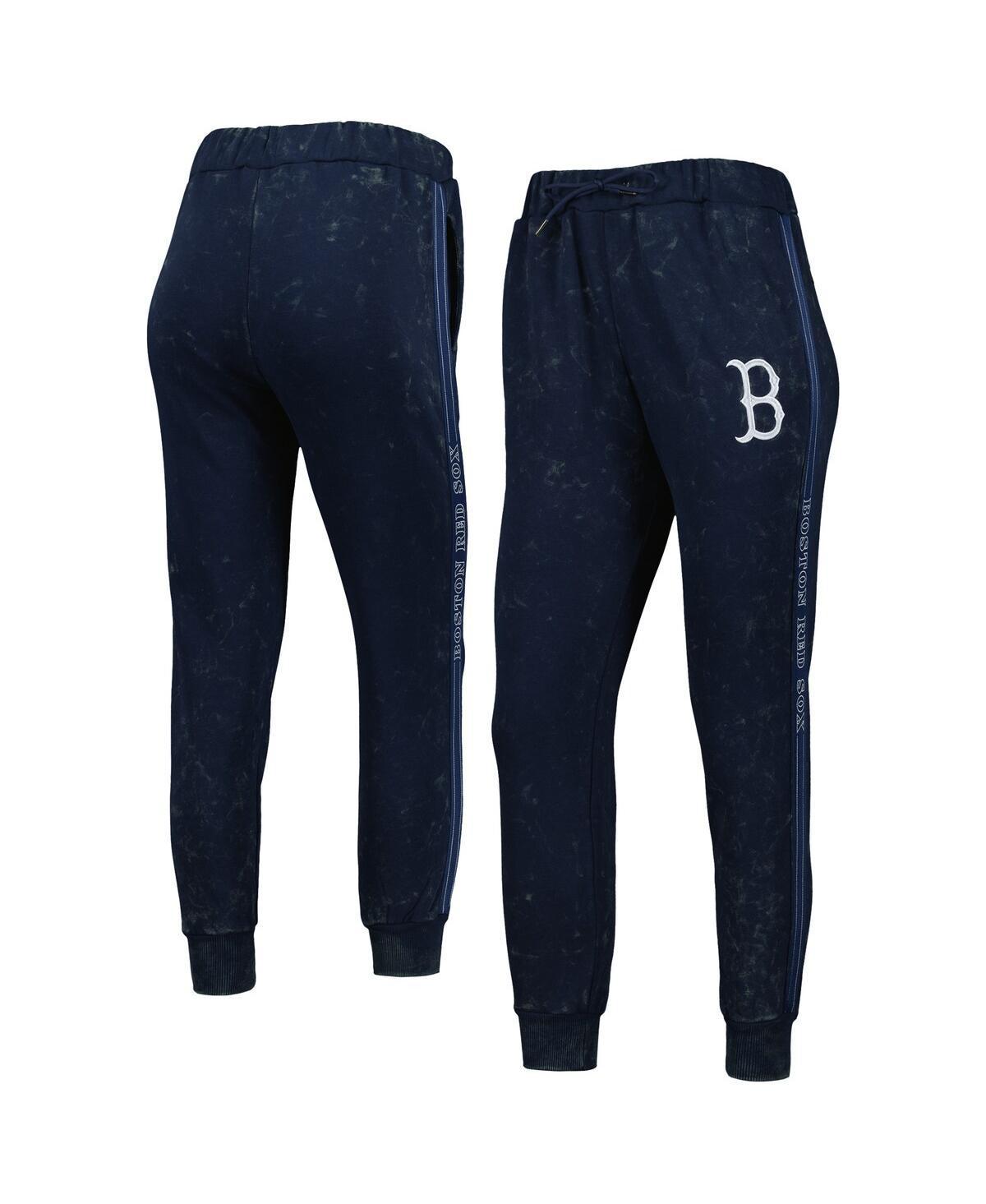 Women's The Wild Collective Navy Boston Red Sox Marble Jogger Pants, Size: Small, Blue Product Image