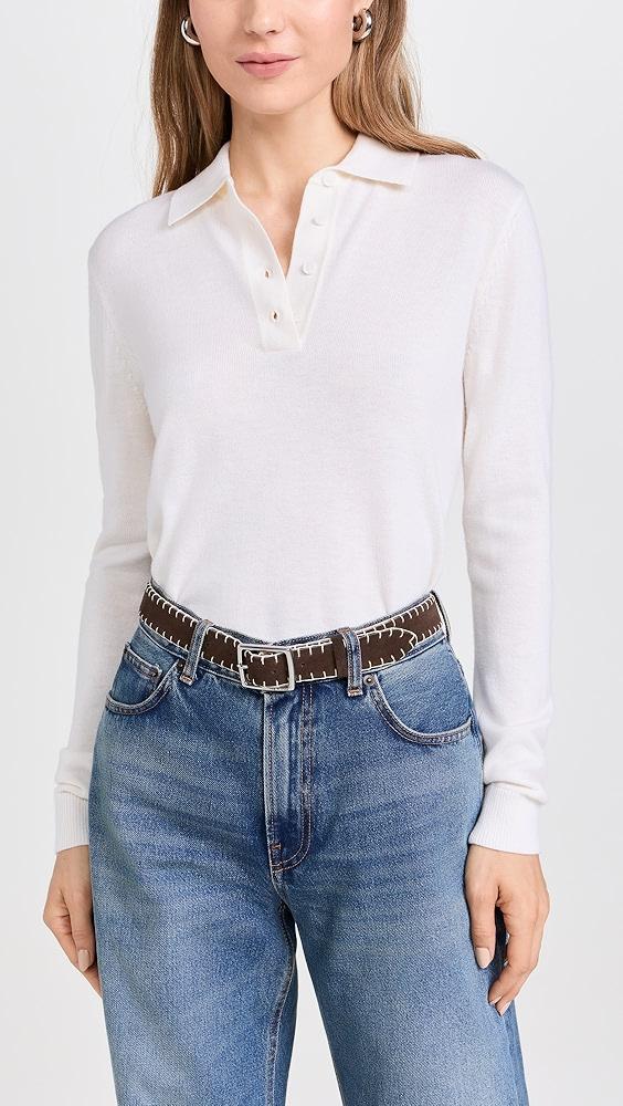 rag & bone Boyfriend Whipstitch Belt | Shopbop Product Image