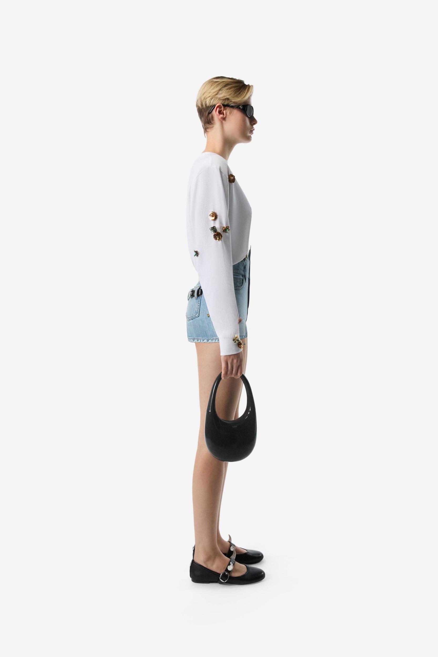 Disney X Coperni Crown Denim Short Product Image