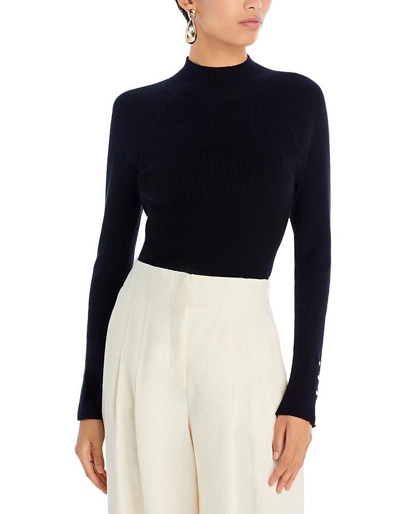 Derek Lam 10 Crosby Kassandra Ribbed Mock Neck Top Product Image