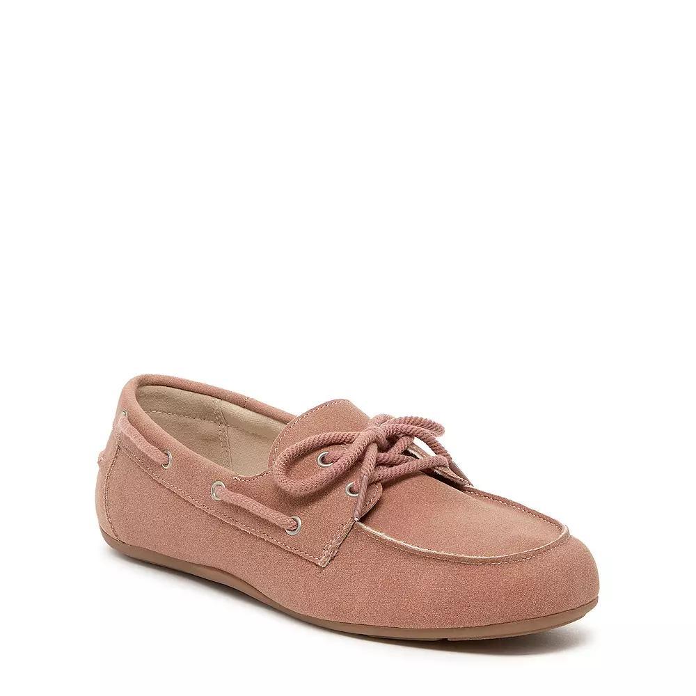Rocket Dog Dawson Womens Boat Shoe Loafers Red Product Image