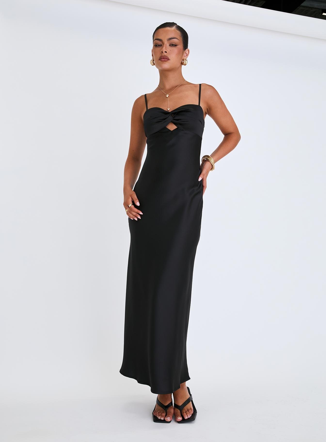 Blackthorn Maxi Dress Black Product Image