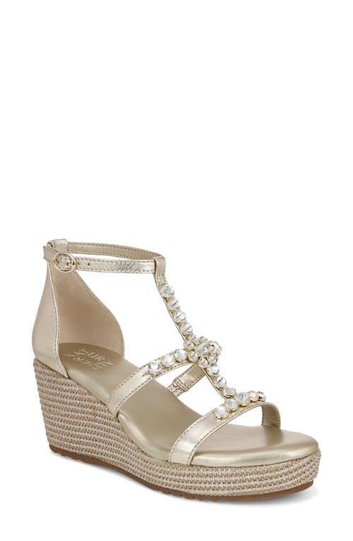Naturalizer Serena Ankle Straps (Light Blue Metallic Leather) Women's Sandals Product Image