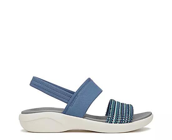 LifeStride Cali Women's Sandals, Size: 10 Wide, Blue Product Image