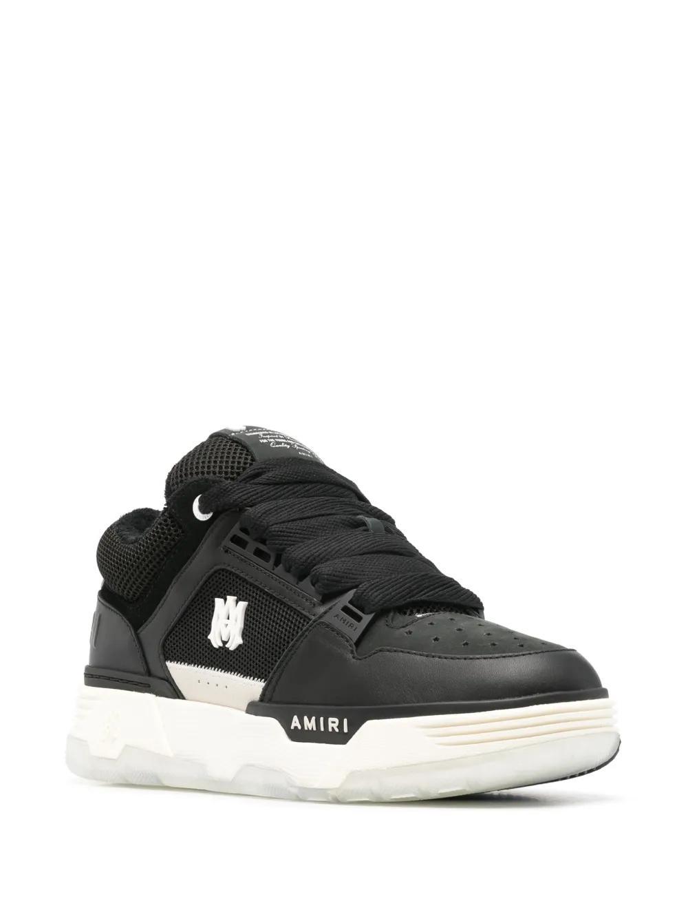 MA-1 panelled leather sneakers Product Image