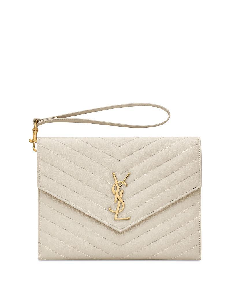 Saint Laurent Cassandre Matelasse Flap Pouch Product Image