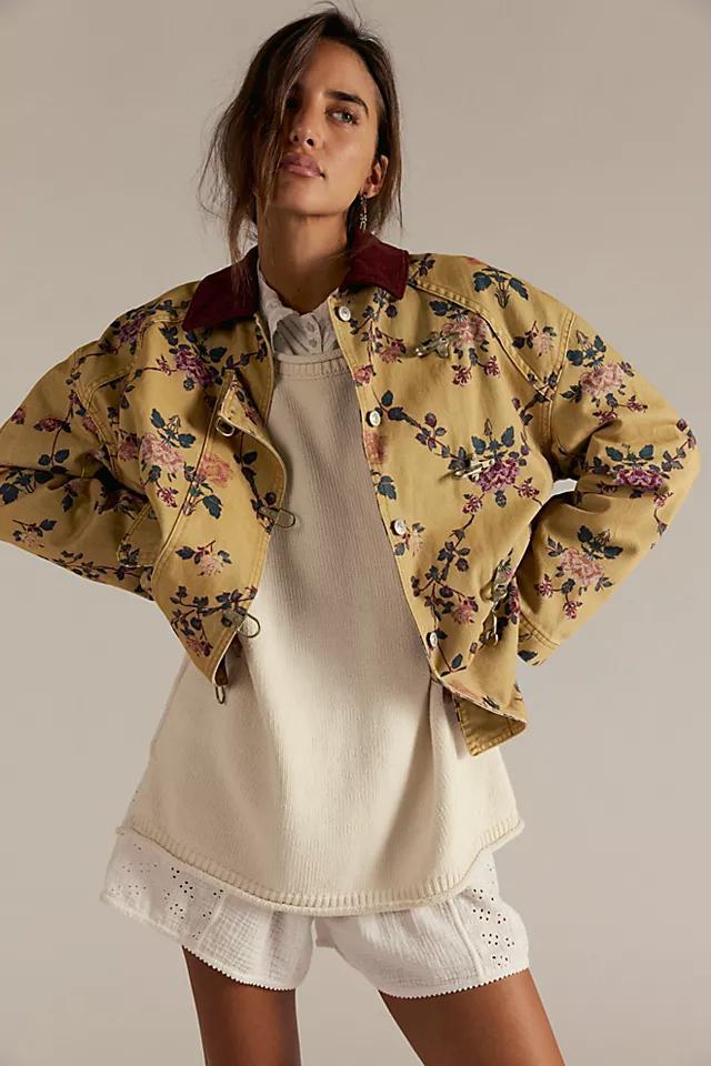 We The Free Printed Denim Barn Coat Product Image