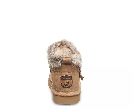 Bearpaw Jasmine Faux Fur Women's Short Boots, Size: 9, Black Ii Product Image