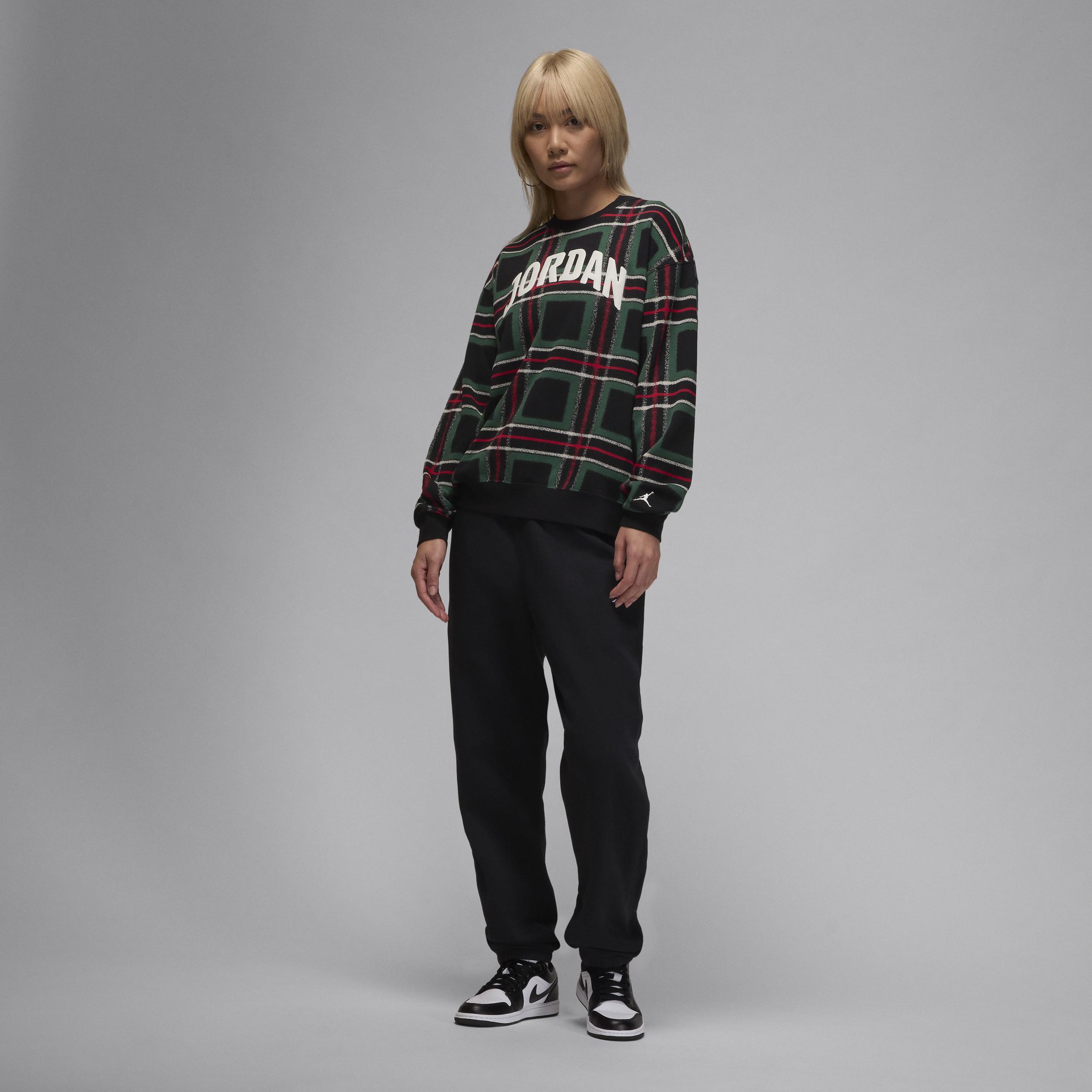 Womens Jordan Brooklyn Fleece Graphic Crew-Neck Sweatshirt Product Image