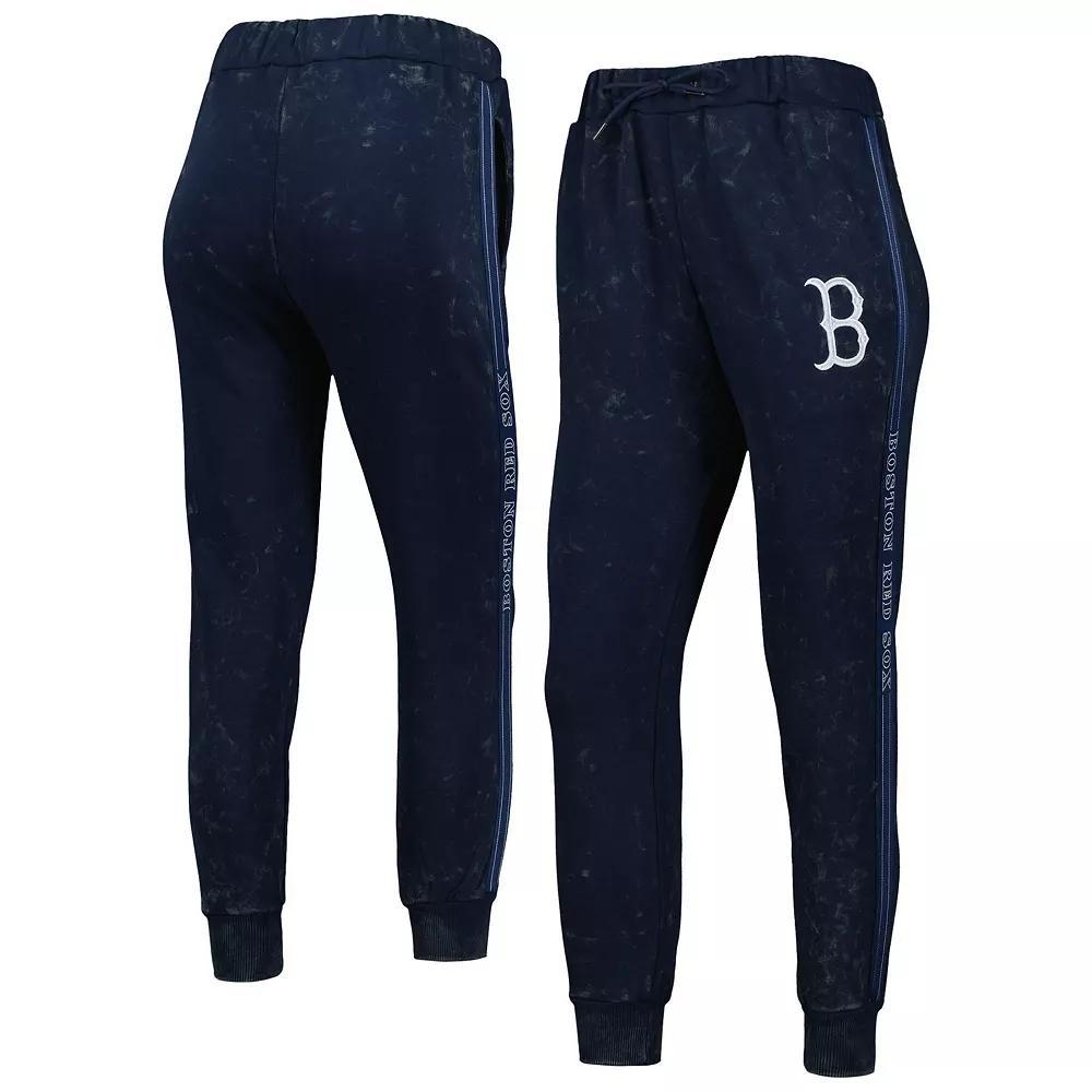 Women's The Wild Collective Navy Boston Red Sox Marble Jogger Pants, Size: Small, Blue Product Image