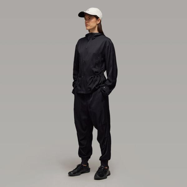 adidas Y-3 Rayon Twill Elasticated Cuff Pants Black S Womens Product Image