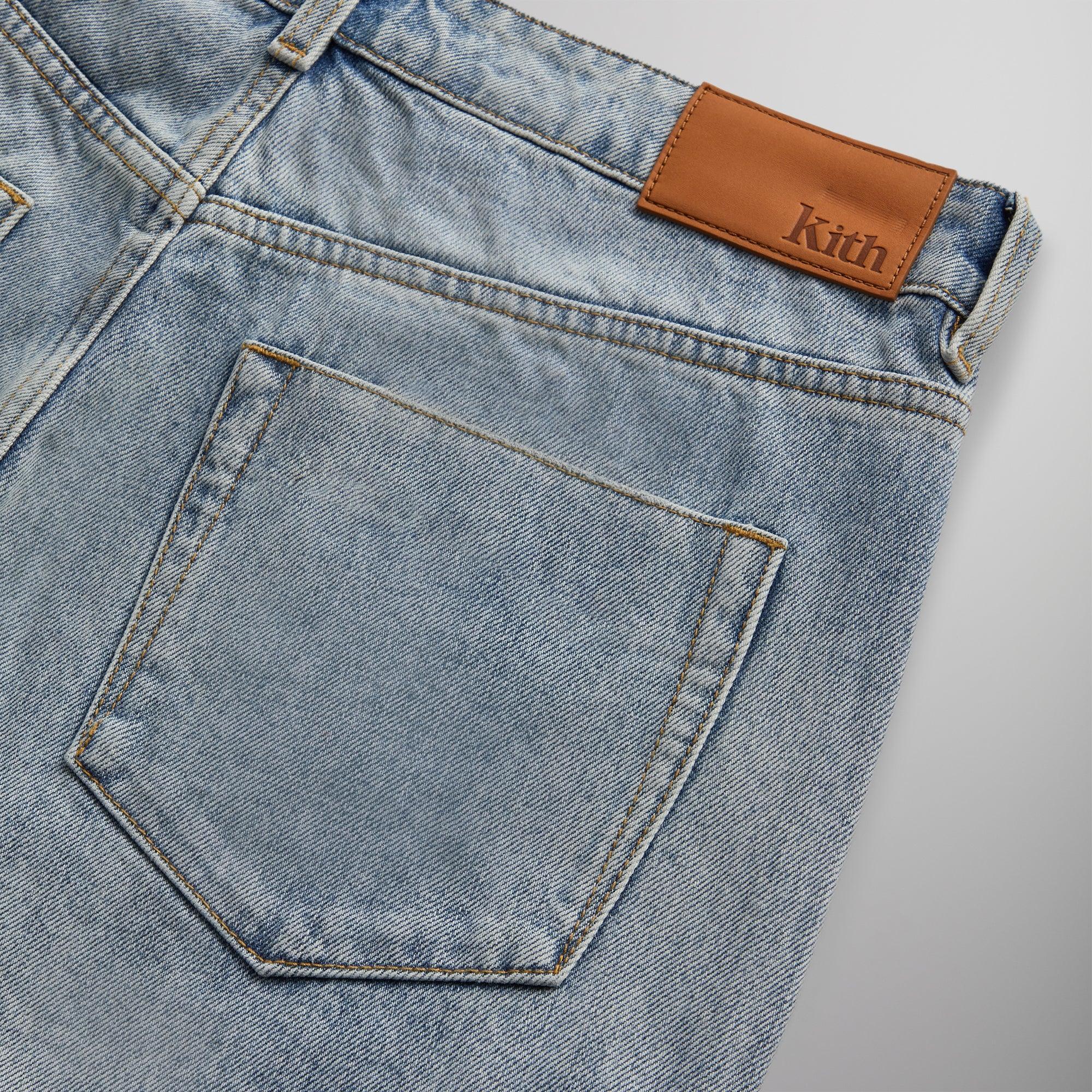 Kith Centre Straight Jean - Light Indigo Male Product Image