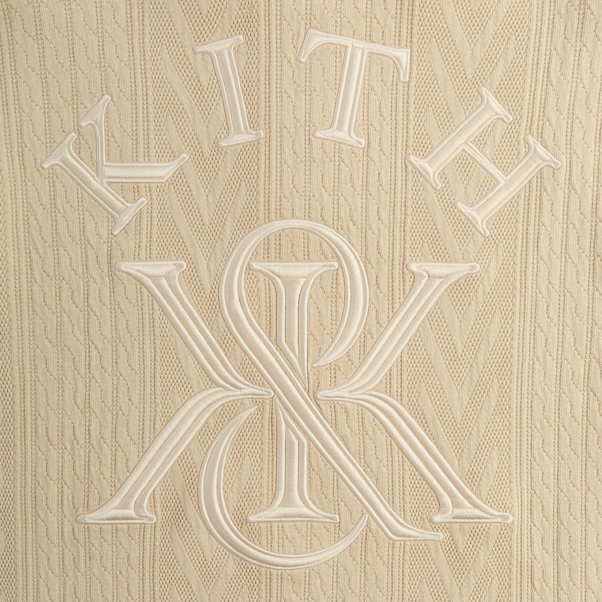 Kith Cable Fleece Quarter Zip - Arete Male Product Image
