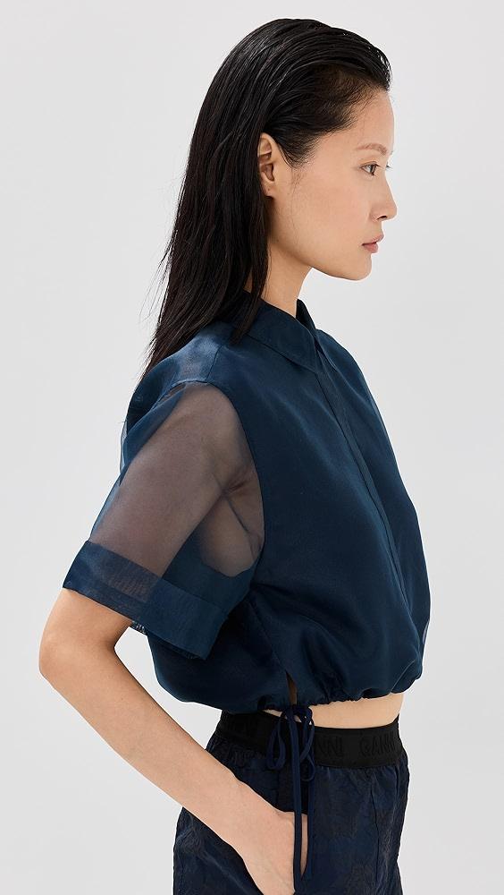 SIMKHAI Ryett Crop Shirt | Shopbop Product Image