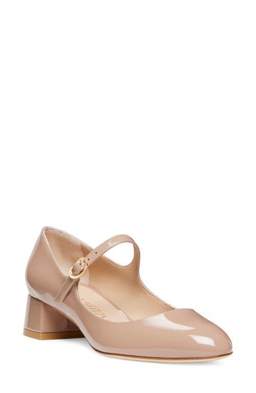 Womens Vivienne 35MM Leather Mary Jane Pumps Product Image