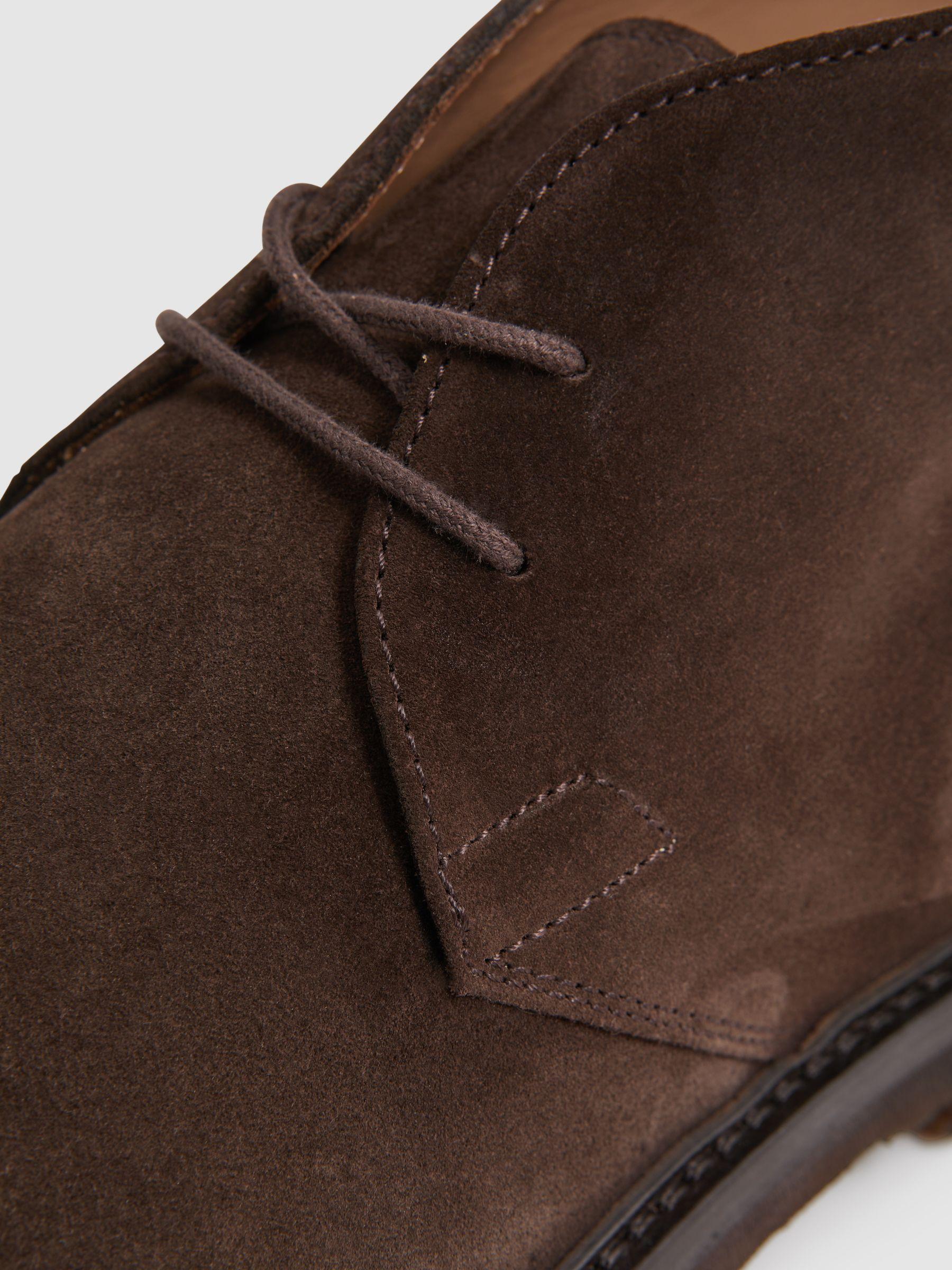 Harrys London Suede Chukka Boots in Ebony Product Image