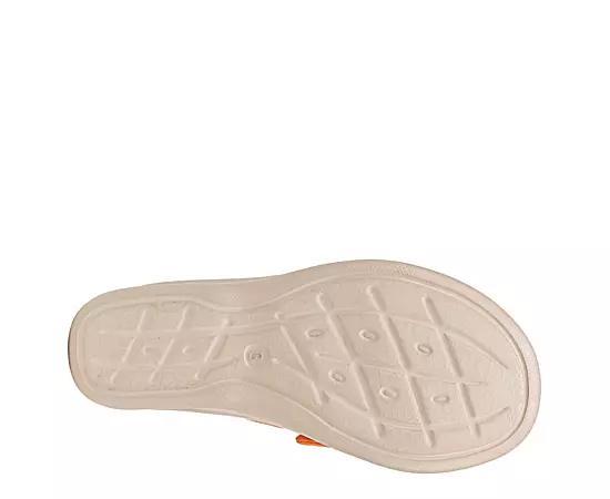 LifeStride Smile Women's Washable Wedge Slide Sandals, Size: 9.5, White Product Image