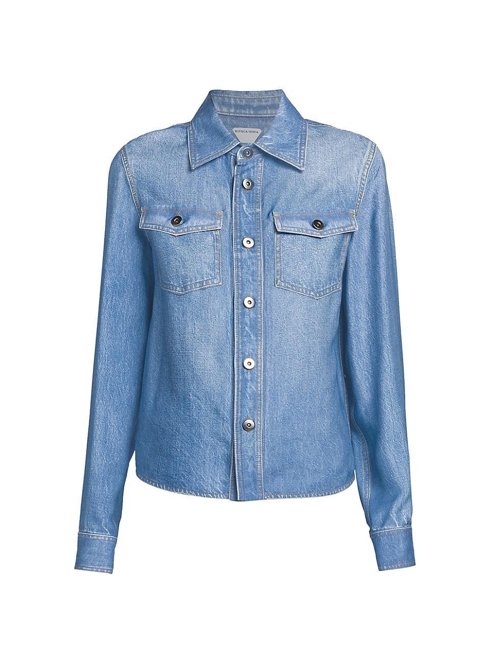 Button Down Denim Shirt Product Image