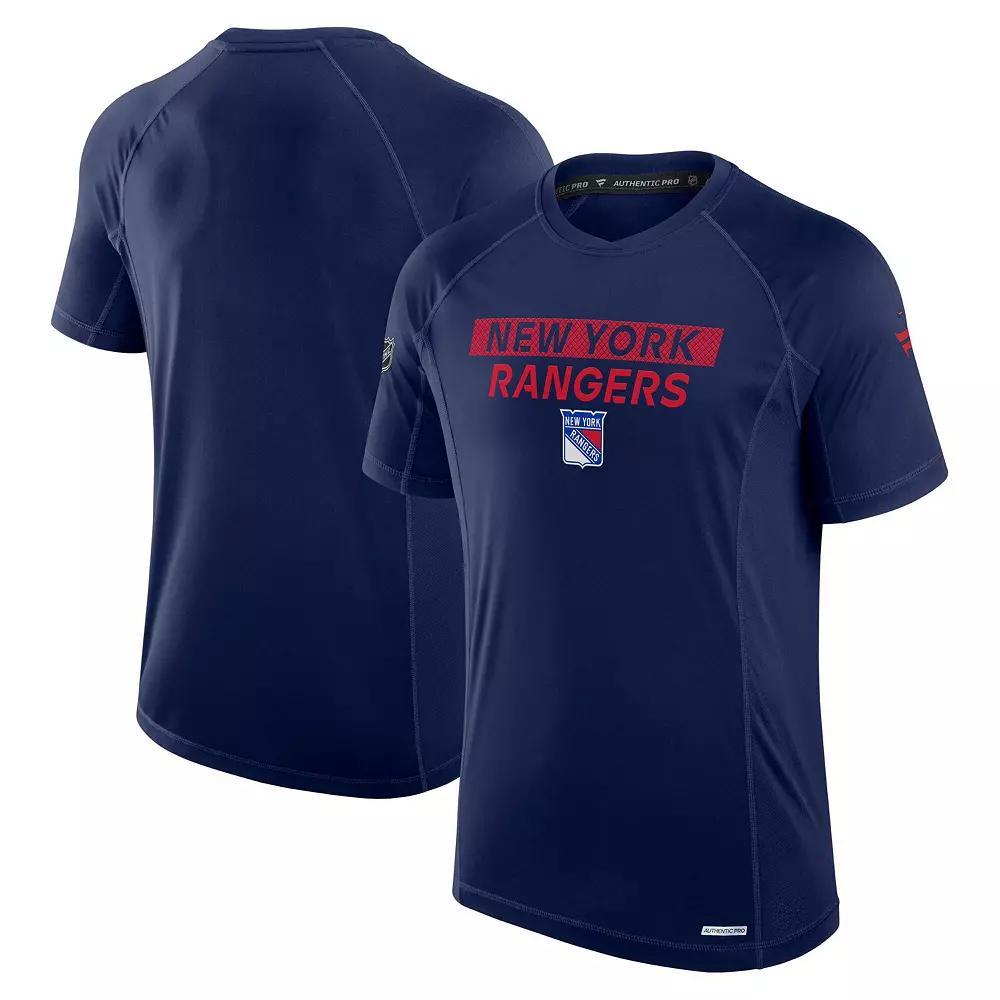 Men's Fanatics Blue Colorado Avalanche Authentic Pro Rink Tech T-Shirt, Size: Large Product Image