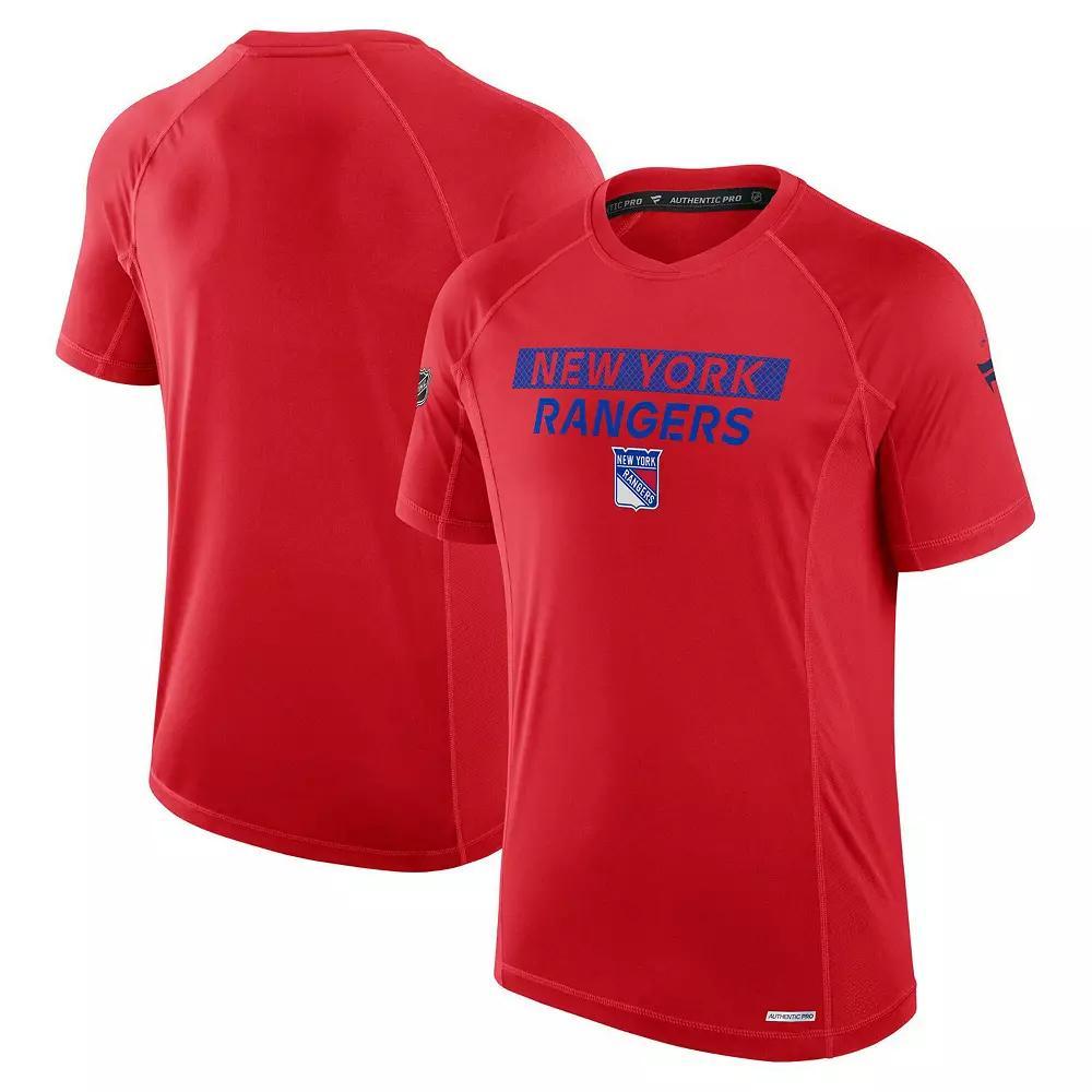 Men's Fanatics Blue Colorado Avalanche Authentic Pro Rink Tech T-Shirt, Size: Large Product Image
