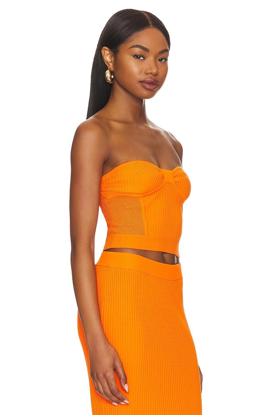 Sage Strapless Top Central Park West Product Image