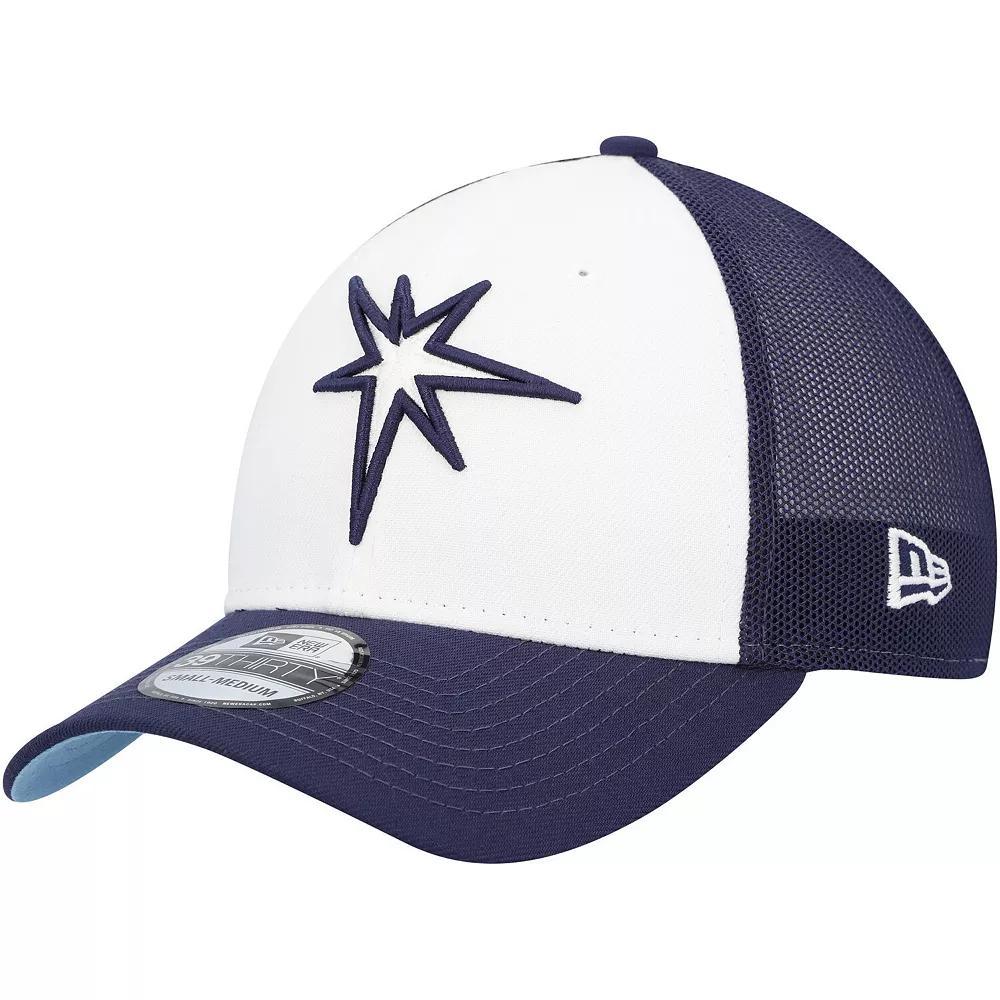 Men's New Era  Navy/White Tampa Bay Rays 2023 On-Field Batting Practice 39THIRTY Flex Hat, Size: Small/Medium Product Image