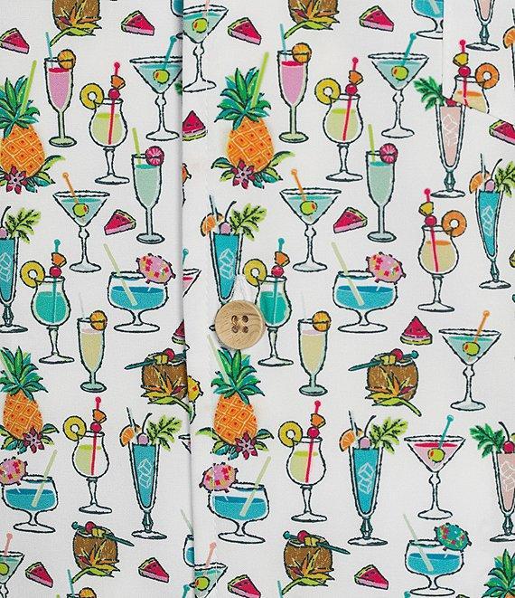Caribbean Beach Drinks Cabana Woven Top Product Image