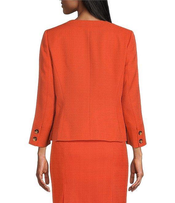 Kasper Floral Print Cowl Neckline Cap Sleeve Top Product Image