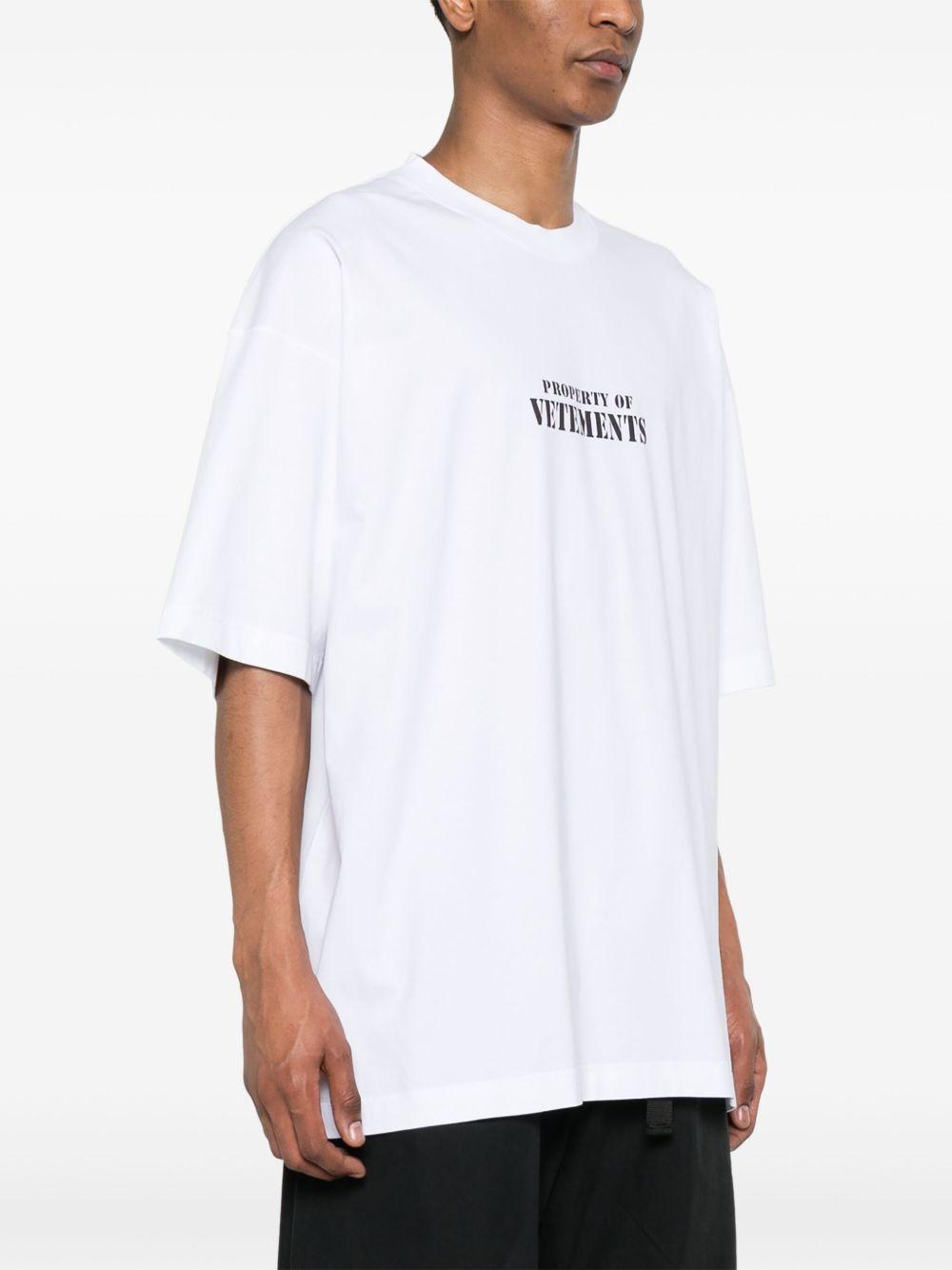 logo-print cotton T-shirt Product Image