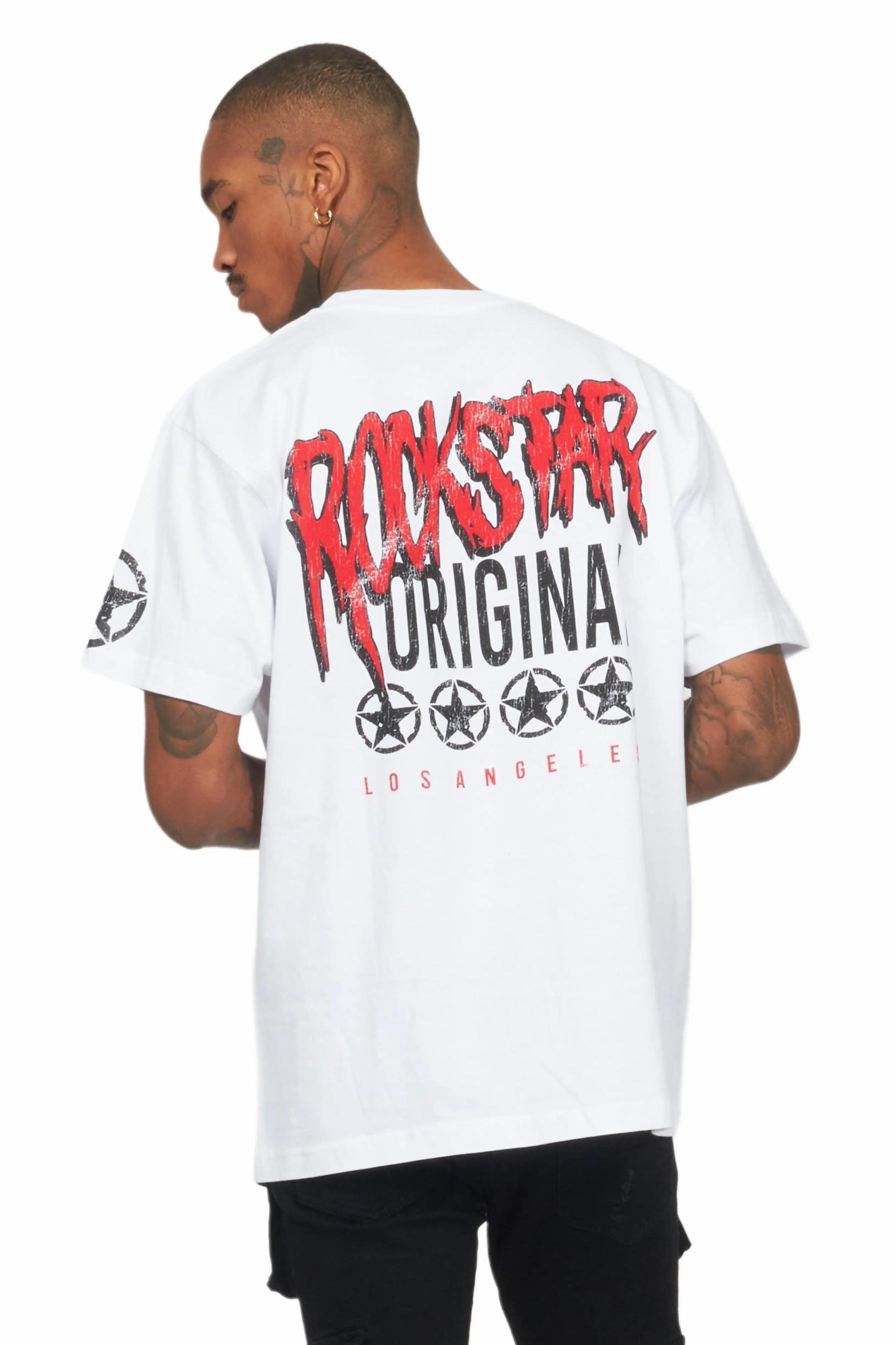 Wizzurd White Graphic T-Shirt Male Product Image