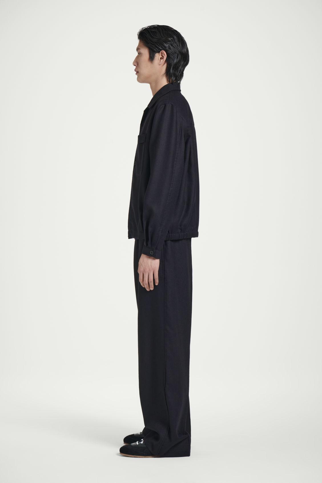 WOOL-FLANNEL OVERSHIRT Product Image