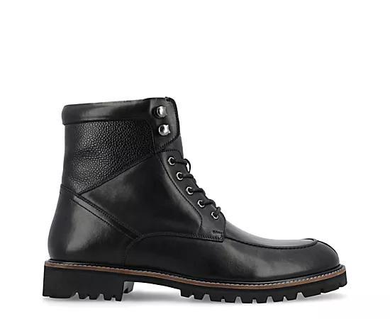 Thomas & Vine Shaffer Mens Tru Comfort Foam Moc Toe Ankle Boots Product Image