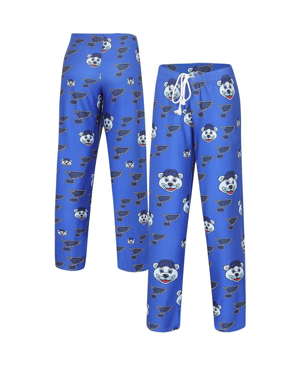 Women's Concepts Sport Blue St. Louis Blues Gauge Allover Print Knit Sleep Pants, Size: Small Product Image