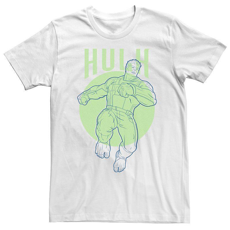 Men's Avengers Hulk Simplicity Tee, Size: Small, White Product Image