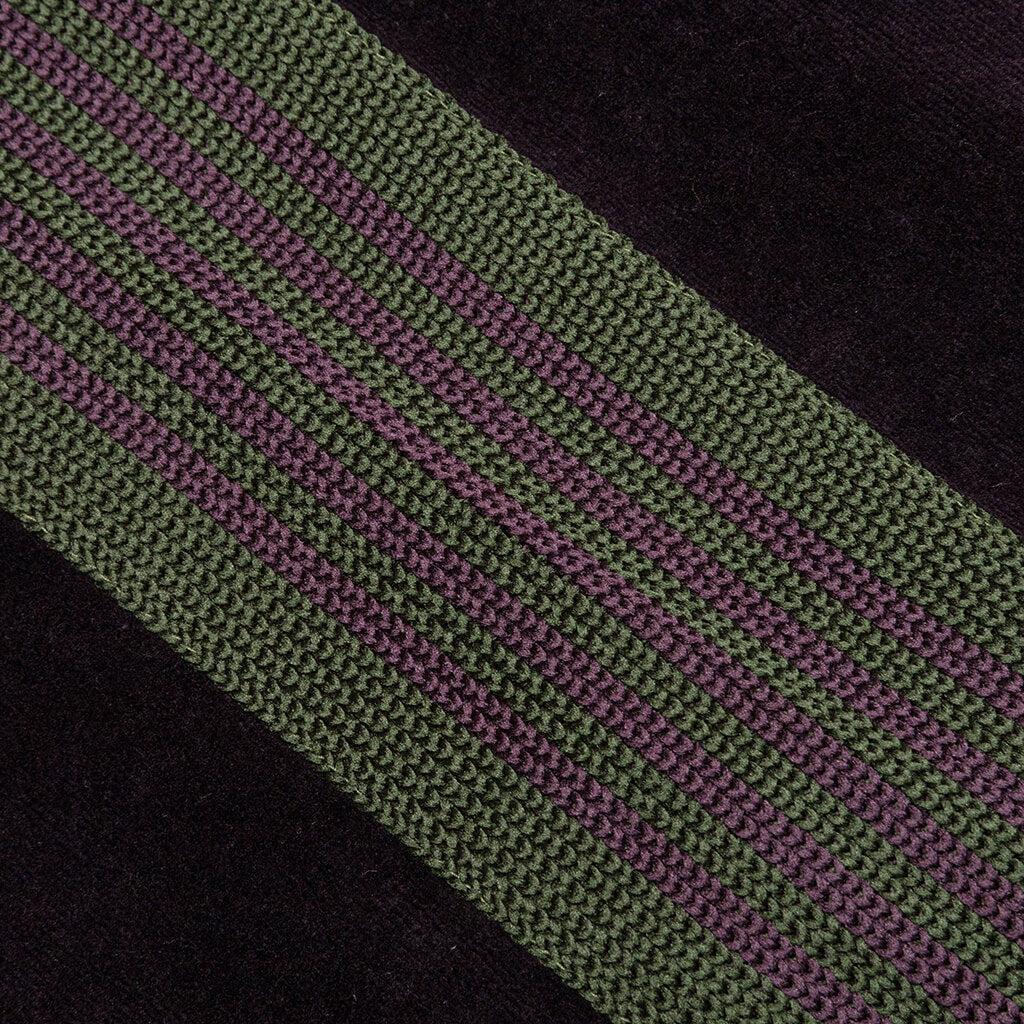 Velour Track Hoodie - Eggplant Male Product Image