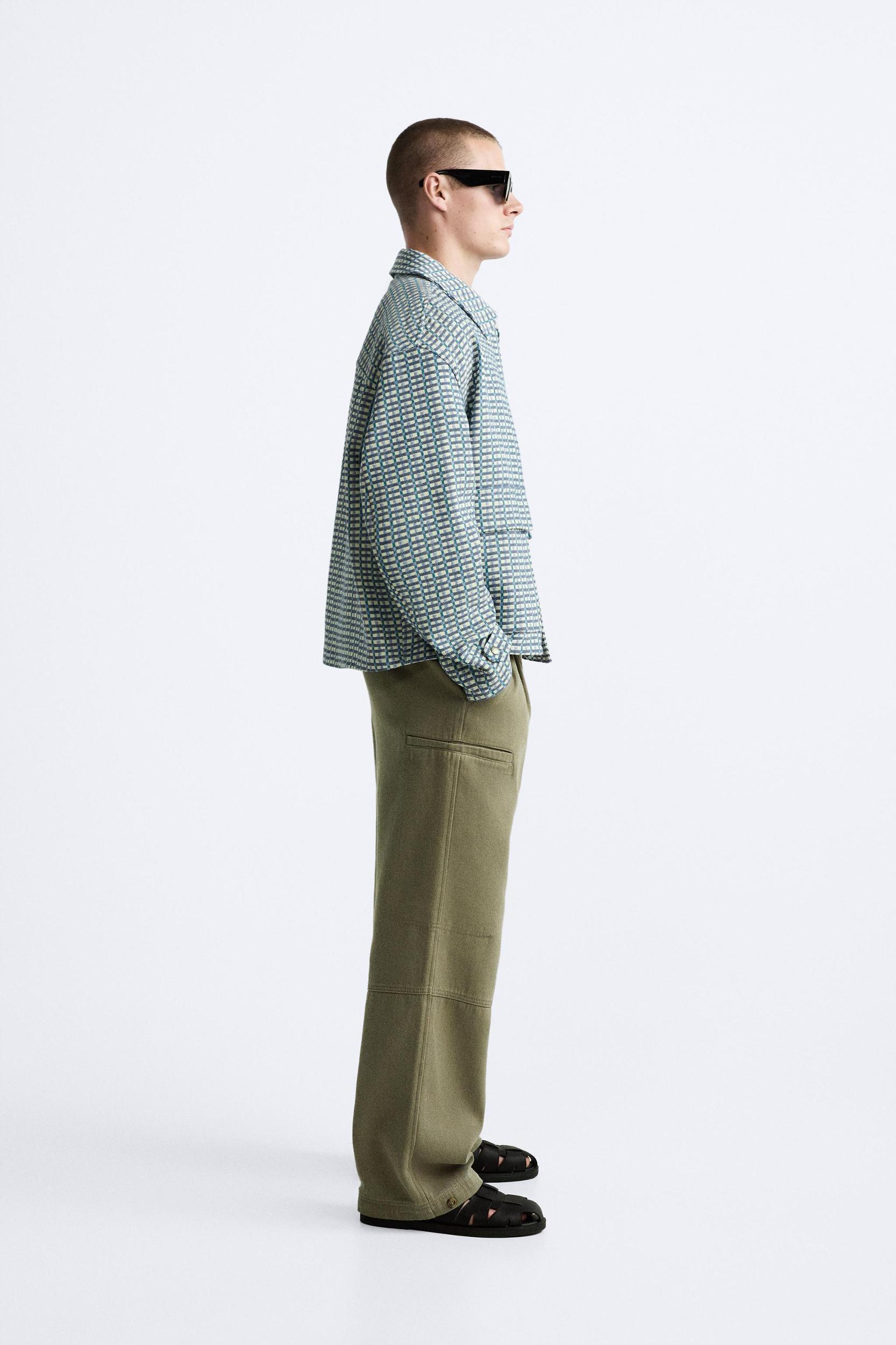PLAID JACQUARD JACKET Product Image