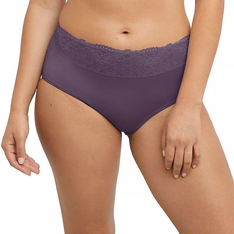 Bali Passion For Comfort Brief Underwear DFPC61, Women's, Black Lace Product Image